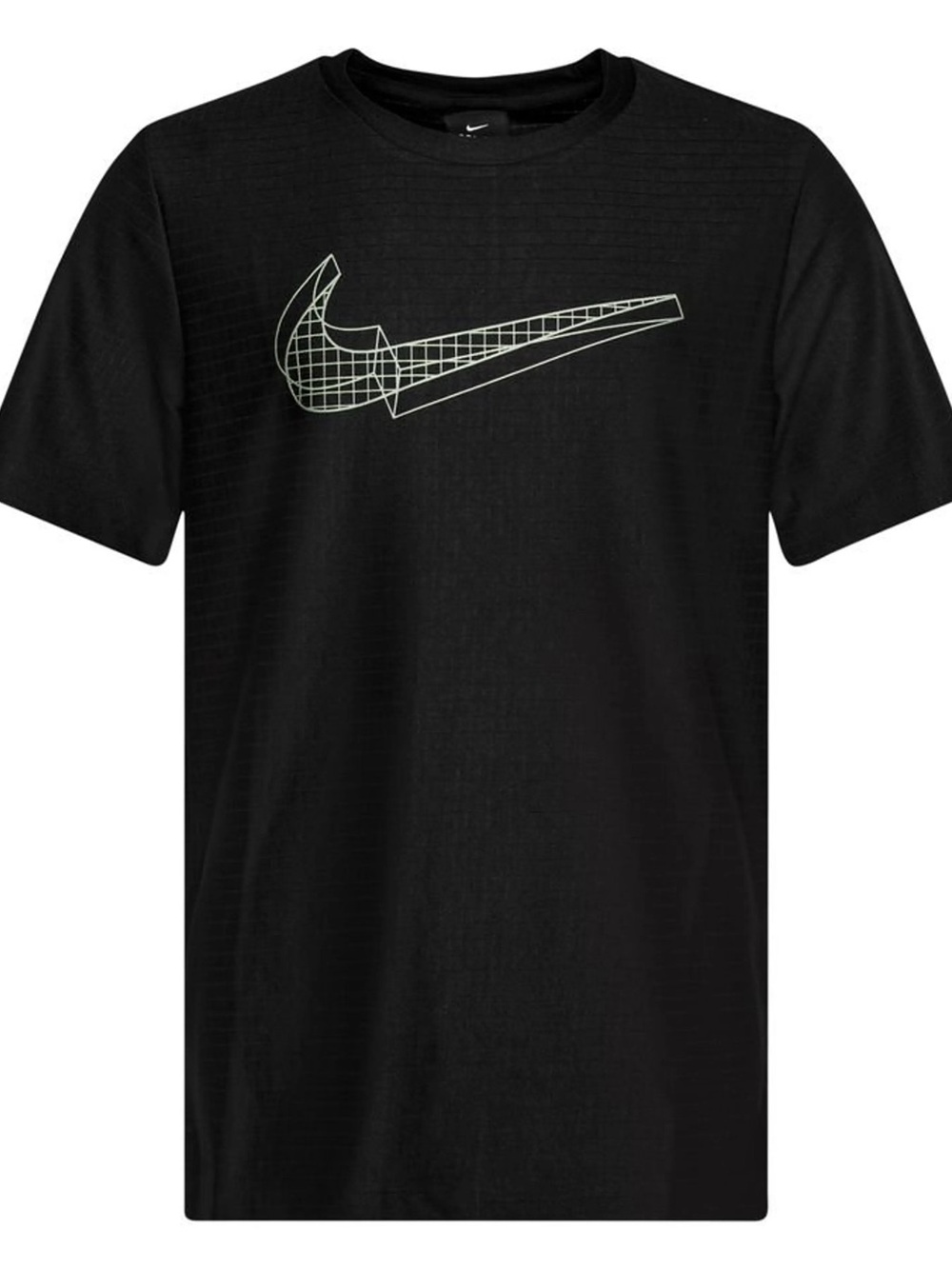 Nike Boys Black T‑Shirt Dri-Fit  Swoosh Size Medium